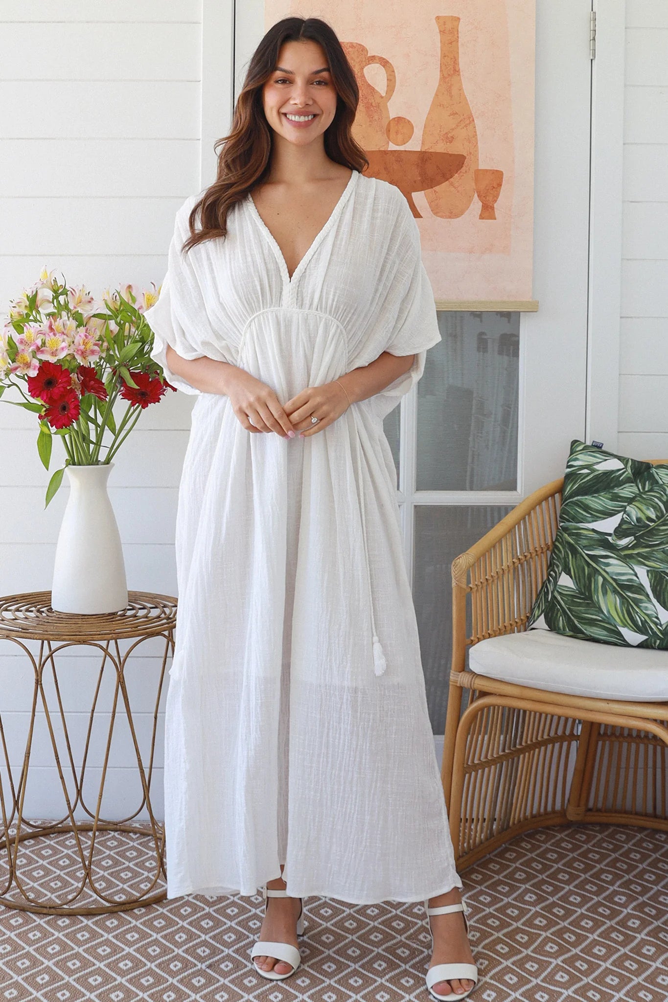 Eden Dress White