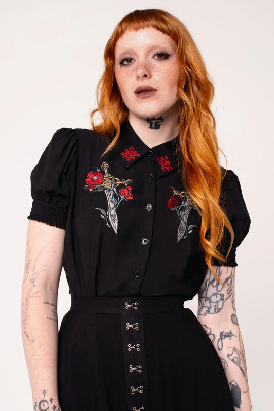 Elyse Blouse Black
