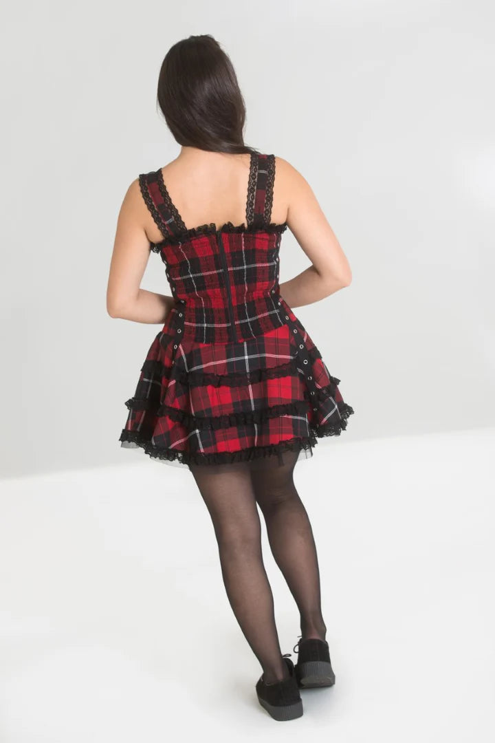 Harley Tarten Dress Red