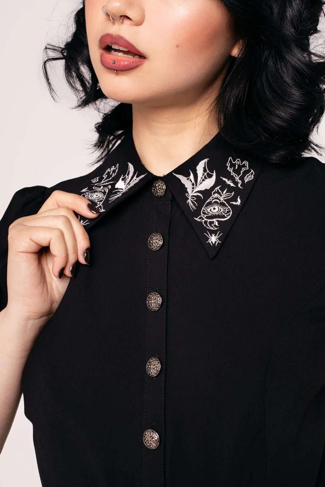 Mischief Black Blouse